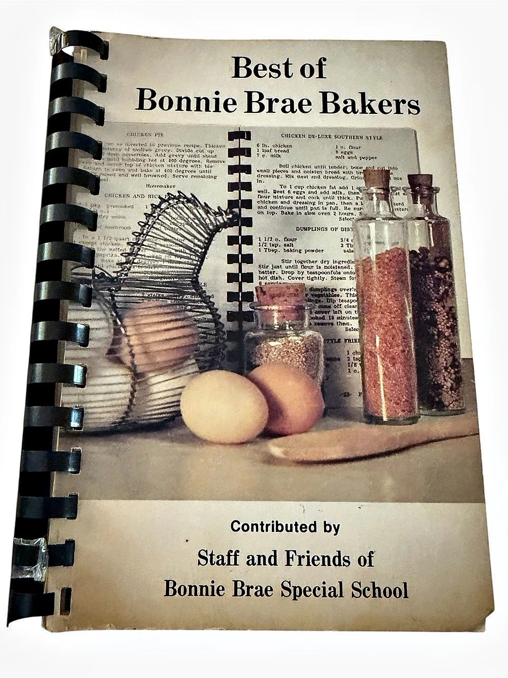 VTG Best of Bonnie Brae Bakers Vintage Community School Cookbook Spiral Bound